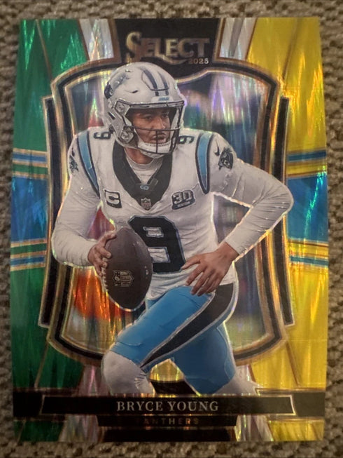 2025 Panini Select #145 Bryce Young Panthers Premier Level Prizm Football Card