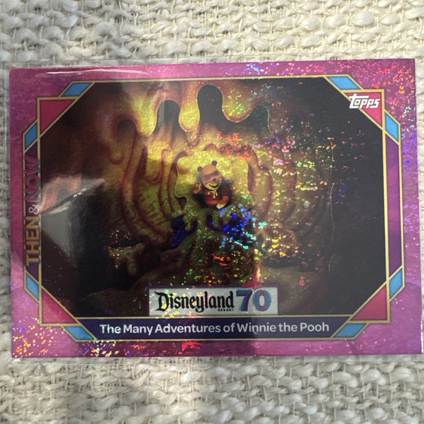 2025 Topps Disneyland 70th The Adventures Of Winnie The Pooh Pink Shimmer #23