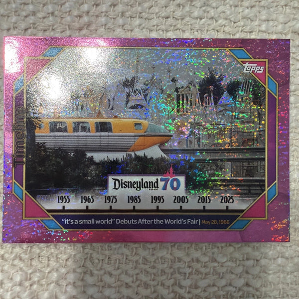 2026 Topps Disneyland 70th Anniversary - It's a Small World Debut Pink - #90