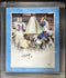 Houston Oilers Earl Campbell Signed / Inscr 16x20 Framed Photo Collage