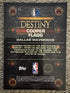 COOPER FLAGG RC 2025 - 2026 Topps CHROME BASKETBALL Destiny D-1