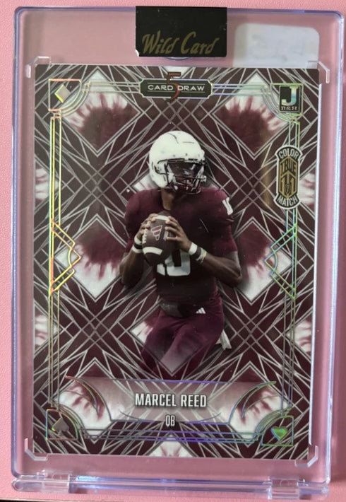 Marcel Reed 1/1 Texas A&M Aggies 2025 5 Card Draw Wild Card