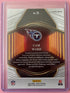 Panini Select Neon Icons Cam Ward #25 Tennessee Titans Rookie Insert Football