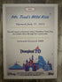 Topps Disneyland 70th Foil Posters #P-3 Mr. Toad’s Wild Ride Card SP Rare