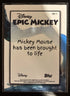 Mickey Mouse EM-1 Epic Mickey Refractor 2026 Topps Chrome