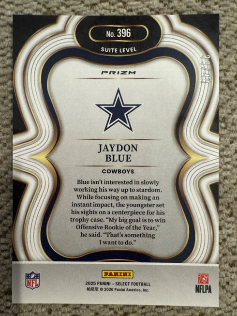 2025 Select Jaydon Blue Red Mojo /49