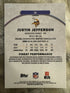 2025 TOPPS FINEST JUSTIN JEFFERSON SKY BLUE REFRACTOR #90 VIKINGS /200