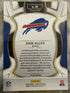 Josh Allen 2025 Panini Select Green and Yellow Prizm Shock 86 Buffalo Bills