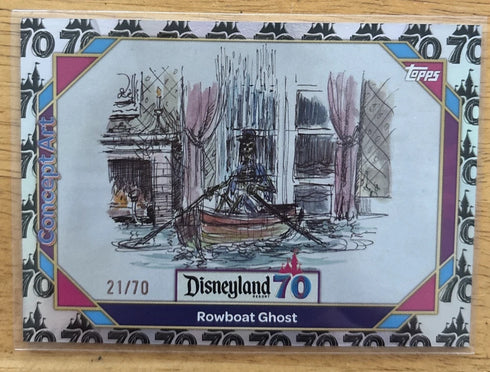 2025 Topps Disneyland 70th Rowboat Ghost /70 #126