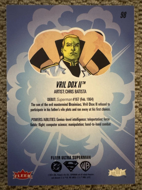 Fleer Ultra Superman - Vril Dox II - Trading Card #98