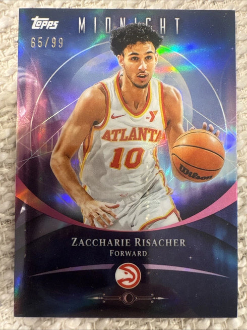 2025-26 Topps Midnight Zaccharie Risacher #22 /99