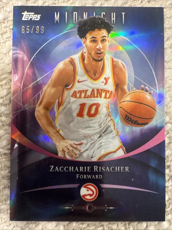 2025-26 Topps Midnight Zaccharie Risacher #22 /99