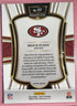 Brock Purdy 2025 Panini Select Silver Prizm Premier Level 49'ers