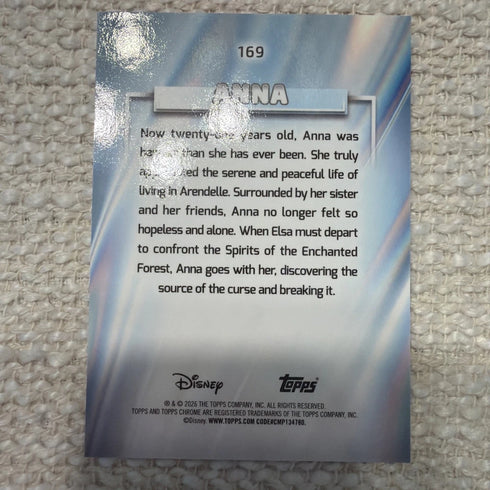 2026 Disney Topps Chrome Anna X-Fractor #169