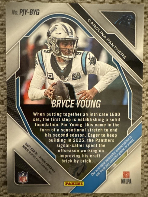 Panini Prizm 2023 Bryce Young Premier Jerseys Memorabilia #PJY-BYG Panthers