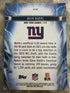 Brand New Topps Chrome Cosmic 2025 Malik Nabers Giants Light Speed Insert #LS-33