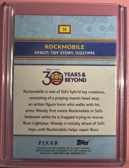 2025 Topps Disney 30 Years of Toy Story Rockmobile /199