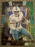 Jaylen Waddle 2025 Panini Select Black Green Shock Prizm - Miami Dolphins
