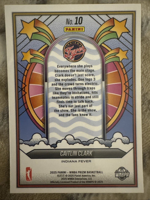 2025 Prizm WNBA CAITLIN CLARK GROOVY Fever # 10