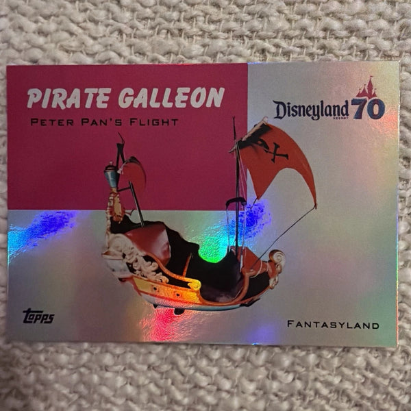 2025 Topps Disneyland 70th Anniversary Pirate Galleon Peter Pan’s Flight #T54-20