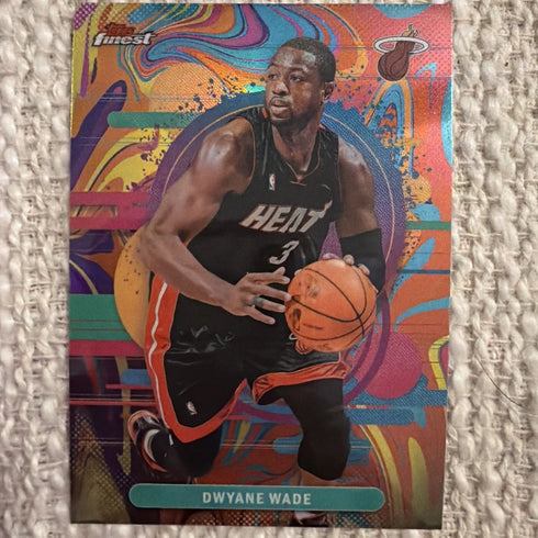 2026 Topps Finest Dwyane Wade Refractor Uncommon #198