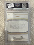 2025 Topps Chrome Disney Rabbit #145 Aqua Mini Diamonds #145 /199 PSA 9