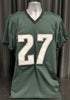 Philadelphia Eagles Quinton Mitchell Signed Custom Green Jersey JSA