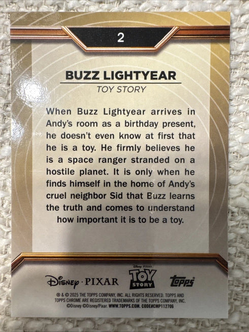 2025 Topps Pixar Gold - Pick Your Character - Base