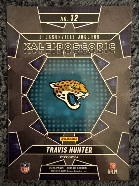 2025 Mosaic Football- Travis Hunter Kaleidoscopic CASE HIT SSP (RC) Jaguars