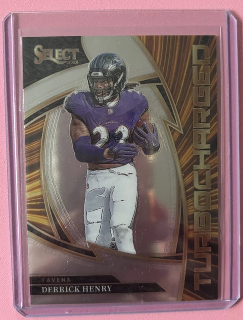 Panini 2023 Select Turbocharged Derrick Henry Ravens #17 Football Card