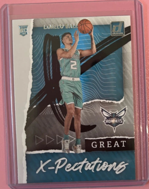 Panini 2020-21 Donruss LaMelo Ball Great X-Pectations Rookie #3 Hornets