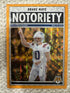 2025 Panini Mosaic - Notoriety Drake Maye #3 Orange Fluorescent Mosaic Prizm