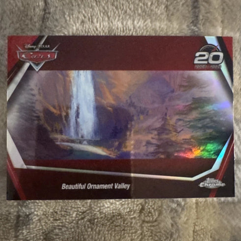 2026 Topps Chrome Disney #CRS-6 Beautiful Ornament Valley Cars 20th Anniversary