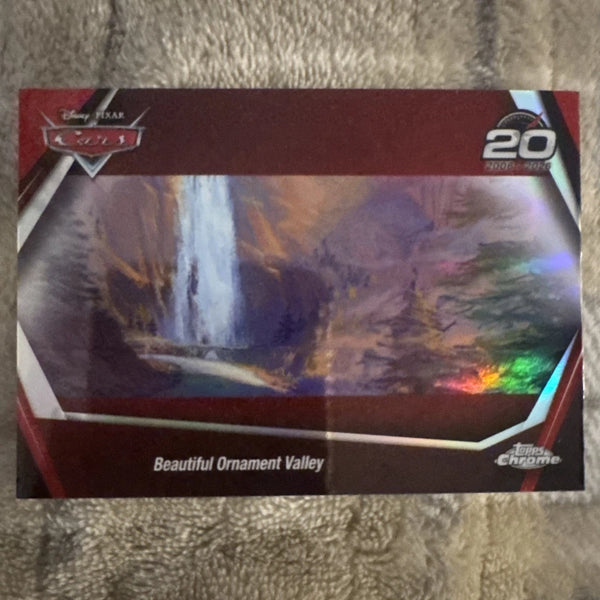 2026 Topps Chrome Disney #CRS-6 Beautiful Ornament Valley Cars 20th Anniversary