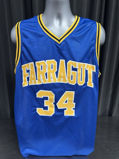 Farragut Academy Kevin Garnett Signed Custom Jersey JSA COA