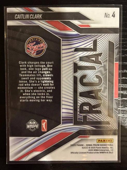 2025 Panini Prizm WNBA Caitlin Clark Fractal