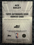 Topps 2025-26 Chrome Autograph Issue Rookies Ace Bailey #TAUR2-AB RC Auto Jazz