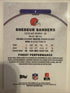 Topps Finest 2025 Shedeur Sanders Rookie Cleveland Browns #6 Finest Performance