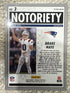 2025 Panini Mosaic - Notoriety Drake Maye #3 Orange Fluorescent Mosaic Prizm