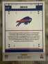 2025 Panini Select Josh Allen Score Throwback Silver Prizm #16 Bills