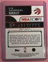 Topps 2026 NBA Hoops Immanuel Quickley #166 Green Hoops Parallel Raptors NBA