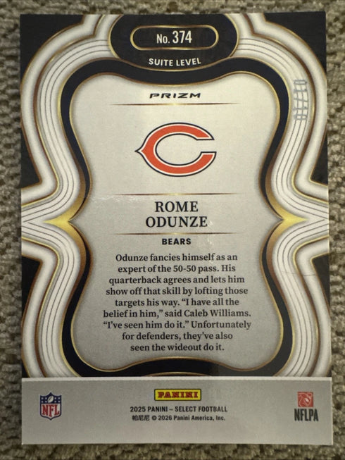 2025 Select Rome Odunze Gold /10 #374