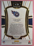 Panini 2025 Select Football Cam Ward Titans Rookie Prizm Premier Level #126 Card