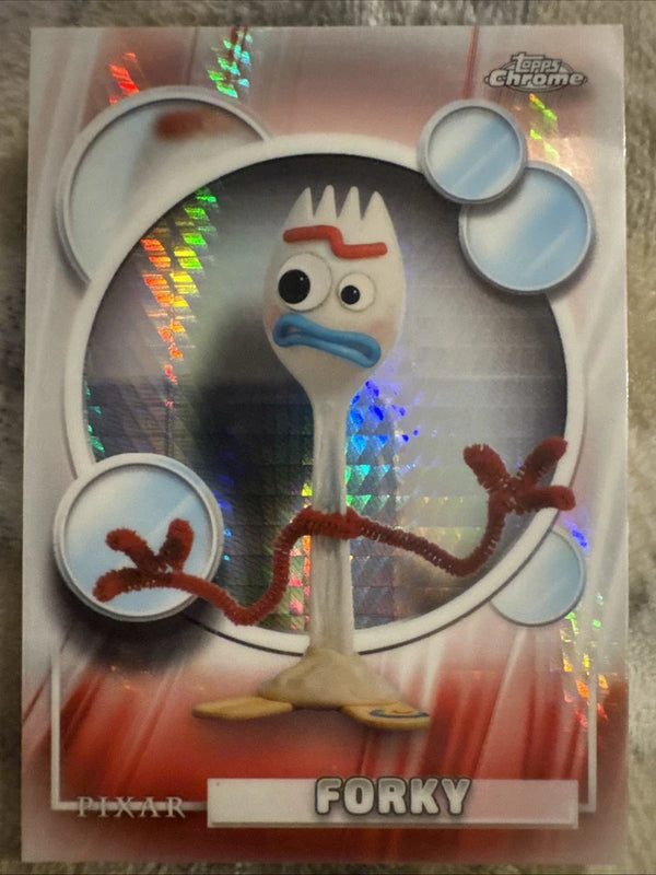 2026 Topps Chrome Disney PRISM REFRACTOR SP Forky #192 TOY STORY!