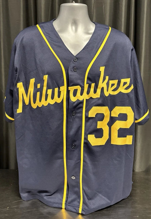 Milwaukee Brewers Jacob Misiorowski Signed Custom Jersey Lgc