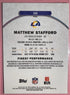 2025 Topps Finest Matthew Stafford Common Los Angeles Rams #60 Football