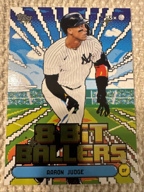 Aaron Judge 2026 Topps Series 1 Celebration 8 Bit Ballers #8B-10