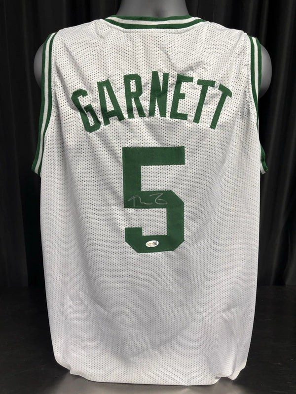 Boston Celtics Kevin Garnett Signed Custom Jersey JSA COA