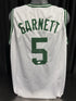 Boston Celtics Kevin Garnett Signed Custom Jersey JSA COA