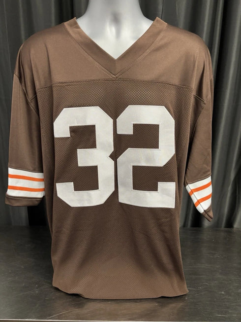 Cleveland Browns Jim Brown Signed Custom Jersey GTSM COA